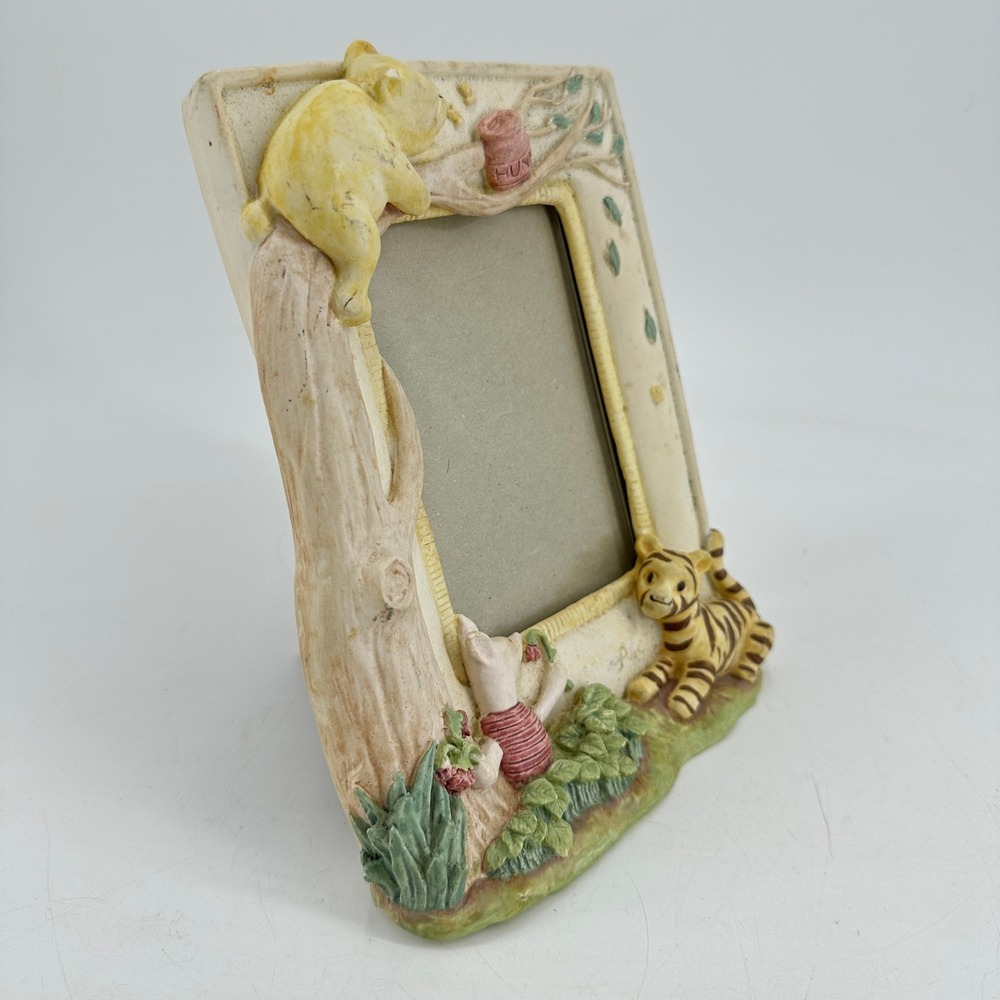 Disney Winnie the Pooh Charpente 3x4 Resin Picture Frame Tigger Piglet 3D